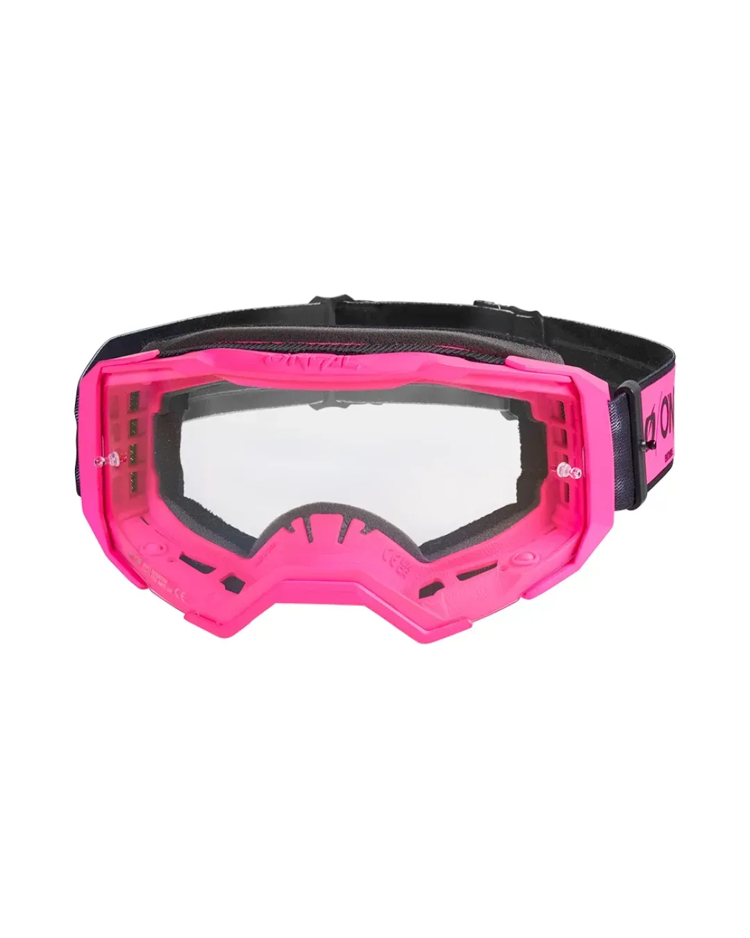 Мотокрос очила O'NEAL B-22 CORE BLACK/PINK - CLEAR