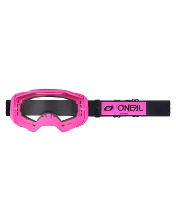 Мотокрос очила O'NEAL B-22 CORE BLACK/PINK - CLEAR