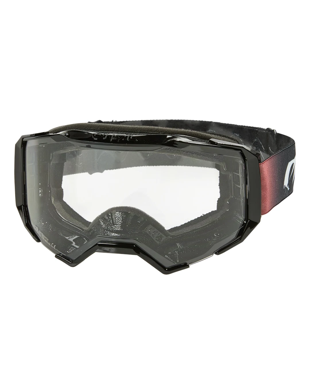 Мотокрос очила O'NEAL B-22 COVERT BLACK/RED - CLEAR