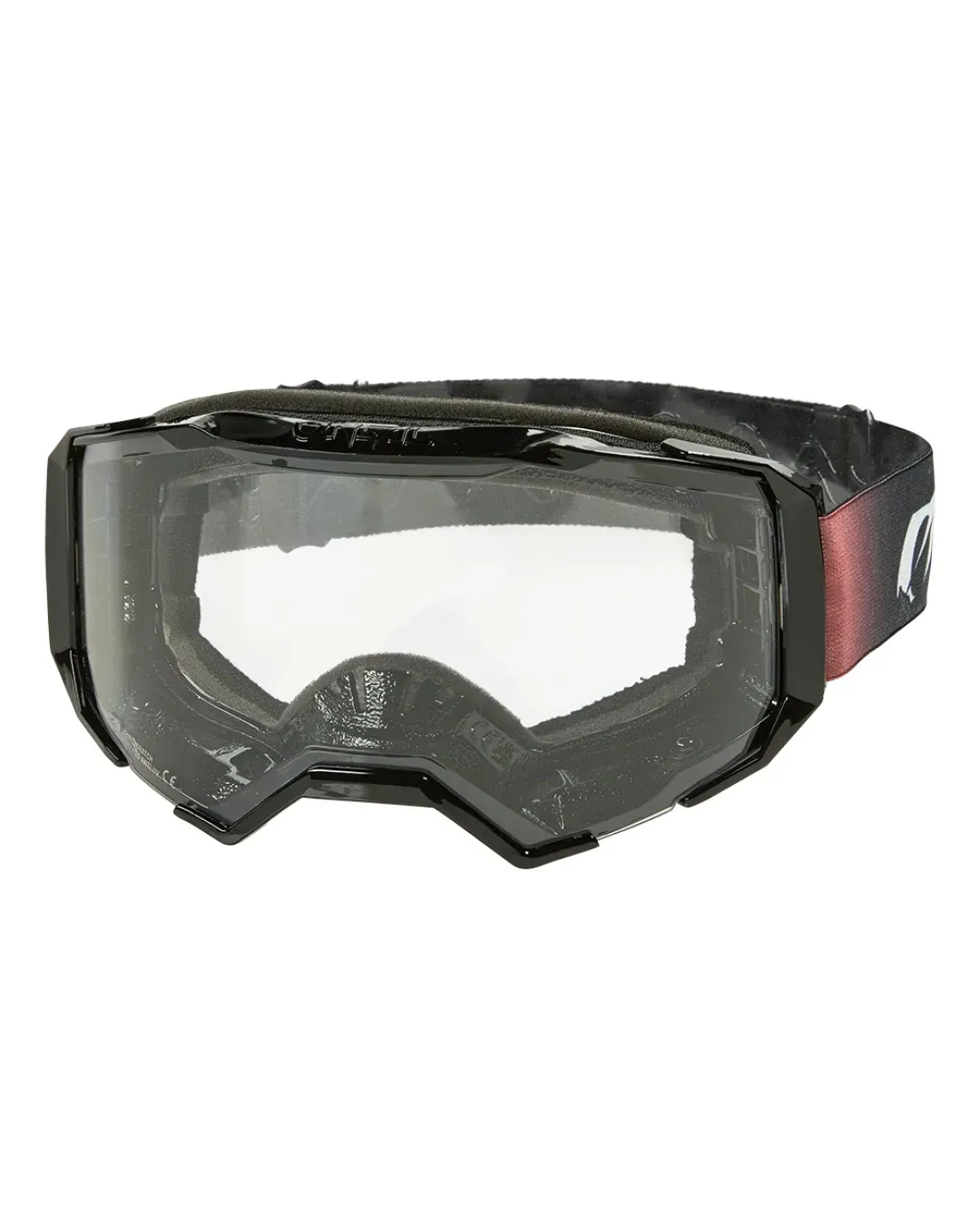 Мотокрос очила O'NEAL B-22 COVERT BLACK/RED - CLEAR