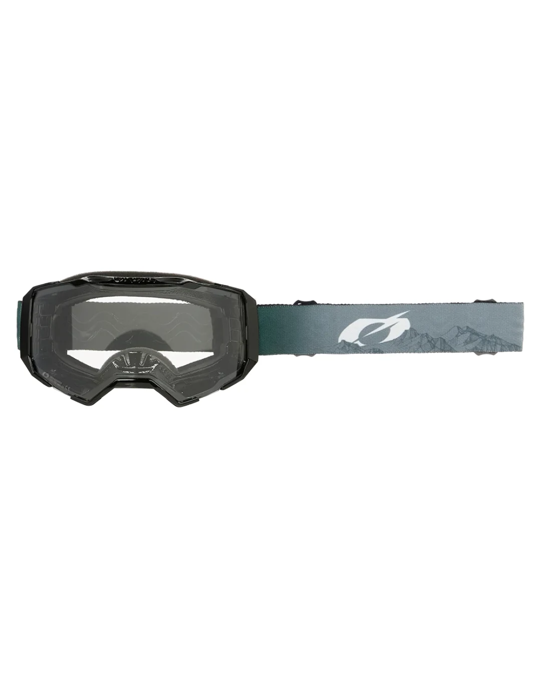 Мотокрос очила O'NEAL B-22 COVERT GRAY/GREEN - CLEAR