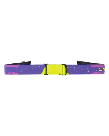 Мотокрос очила O'NEAL B-22 PAINT PURPLE/NEON YELLOW - GRAY