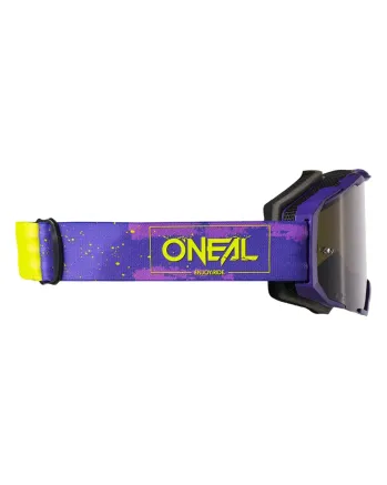 Мотокрос очила O'NEAL B-22 PAINT PURPLE/NEON YELLOW - GRAY