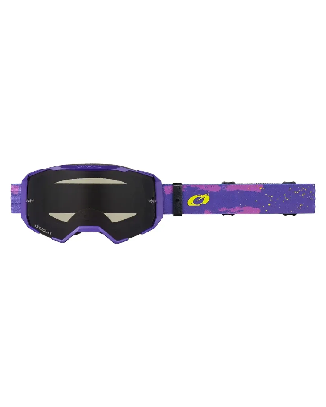 Мотокрос очила O'NEAL B-22 PAINT PURPLE/NEON YELLOW - GRAY