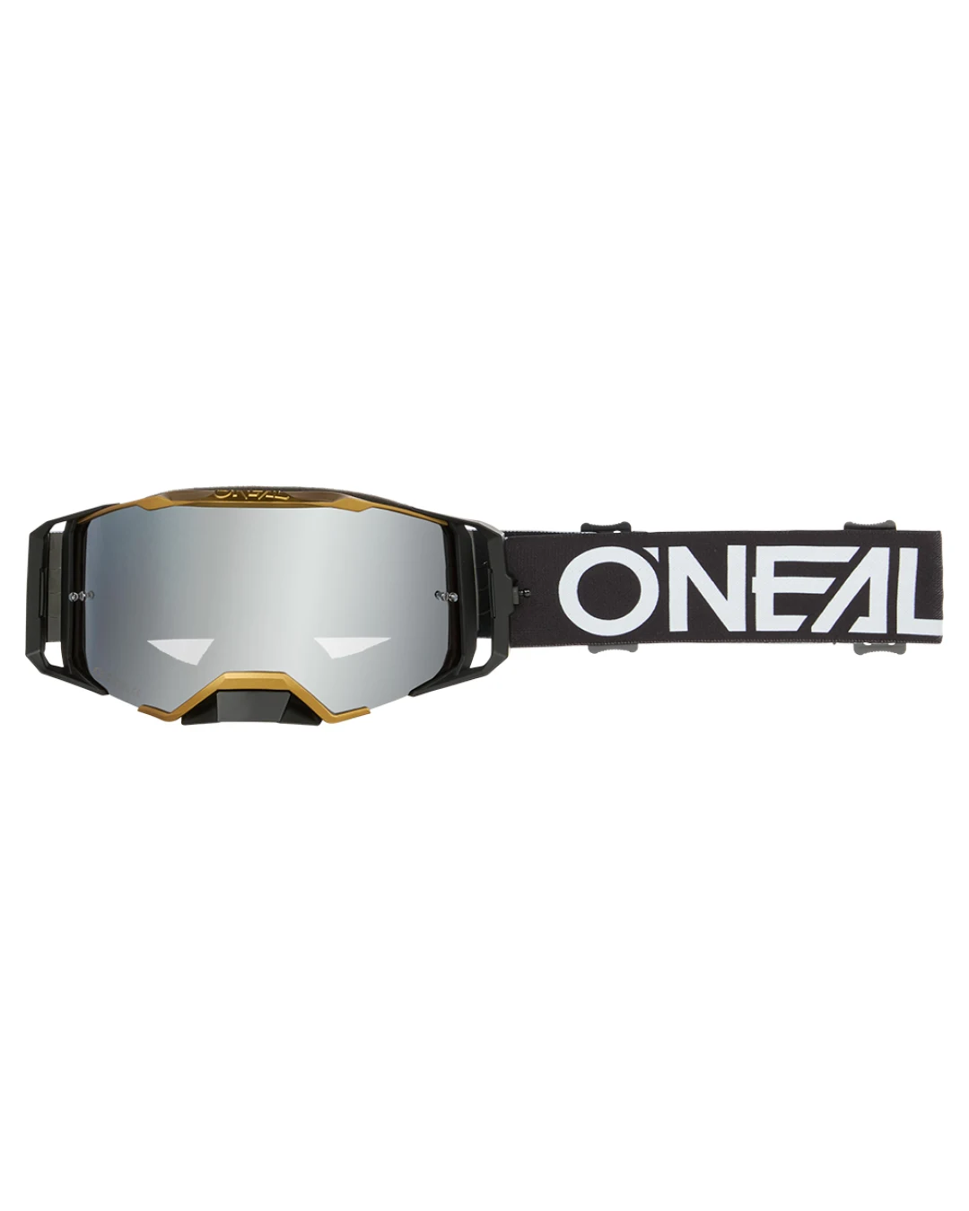 Мотокрос очила O'NEAL B-33 HEXA BLACK/GOLD - SILVER MIRROR V.26