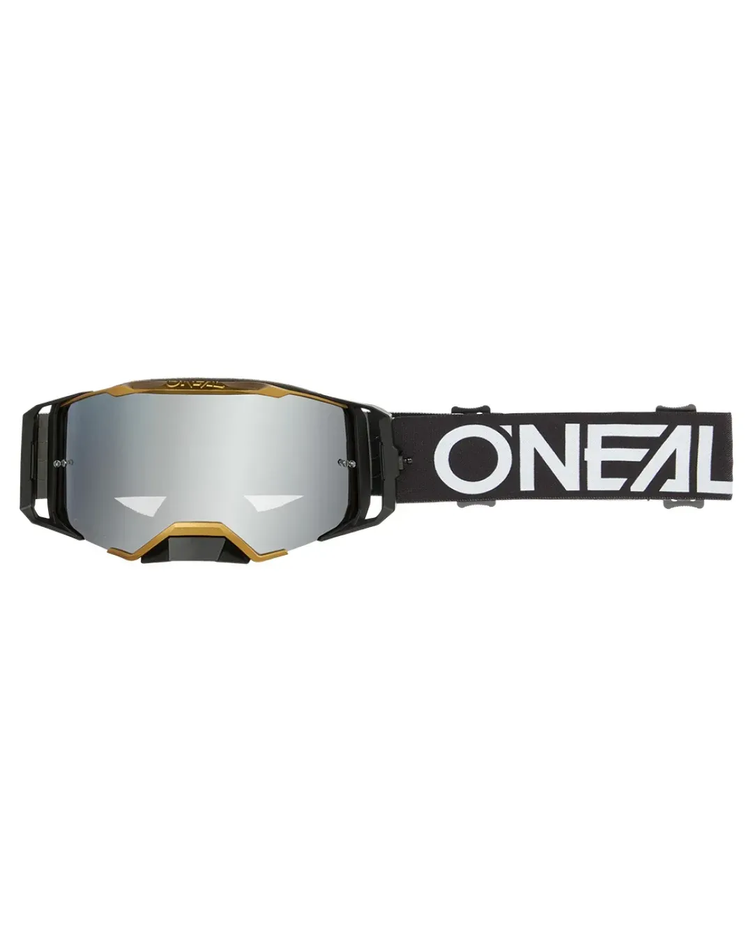 Мотокрос очила O'NEAL B-33 HEXA BLACK/GOLD - SILVER MIRROR V.26