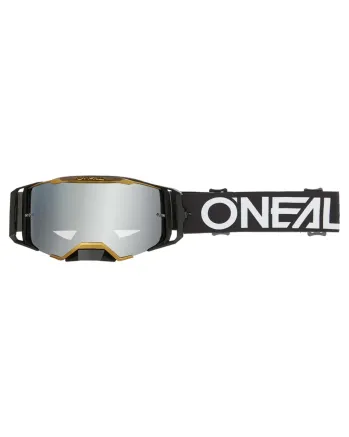 Мотокрос очила O'NEAL B-33 HEXA BLACK/GOLD - SILVER MIRROR V.26