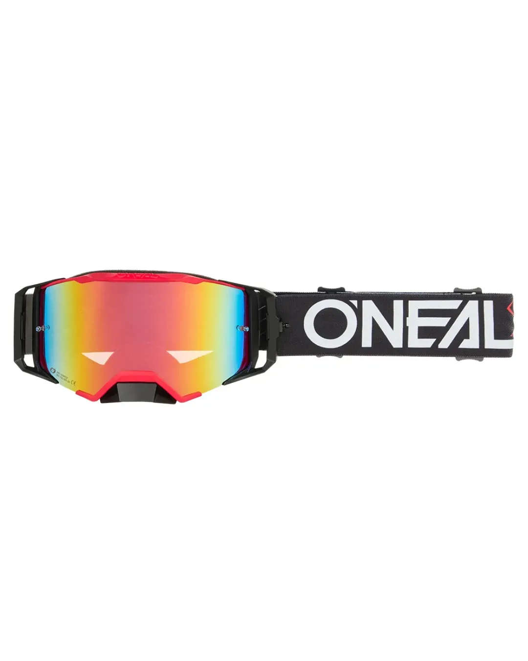 Мотокрос очила O'NEAL B-33 HEXA BLACK/RED - RADIUM RED V.26