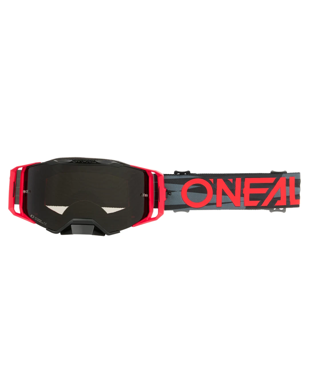 Мотокрос очила O'NEAL B-33 ICTUS BLACK/RED - GRAY