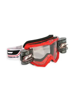 Мотокрос очила PROGRIP 3201RD+ROLL OFF