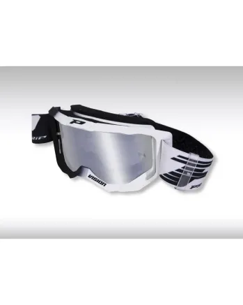 Мотокрос очила PROGRIP 3300 BK/WH MIRROR