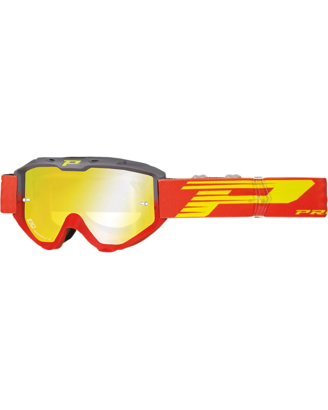 Мотокрос очила PROGRIP 3450FL Riot GREY/RED MIRROR