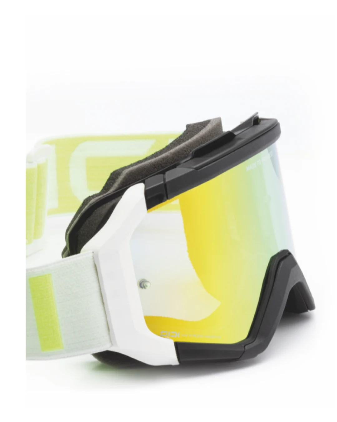 Мотокрос очила SIDI Fulmen White Fluo Yellow/GoldVisor