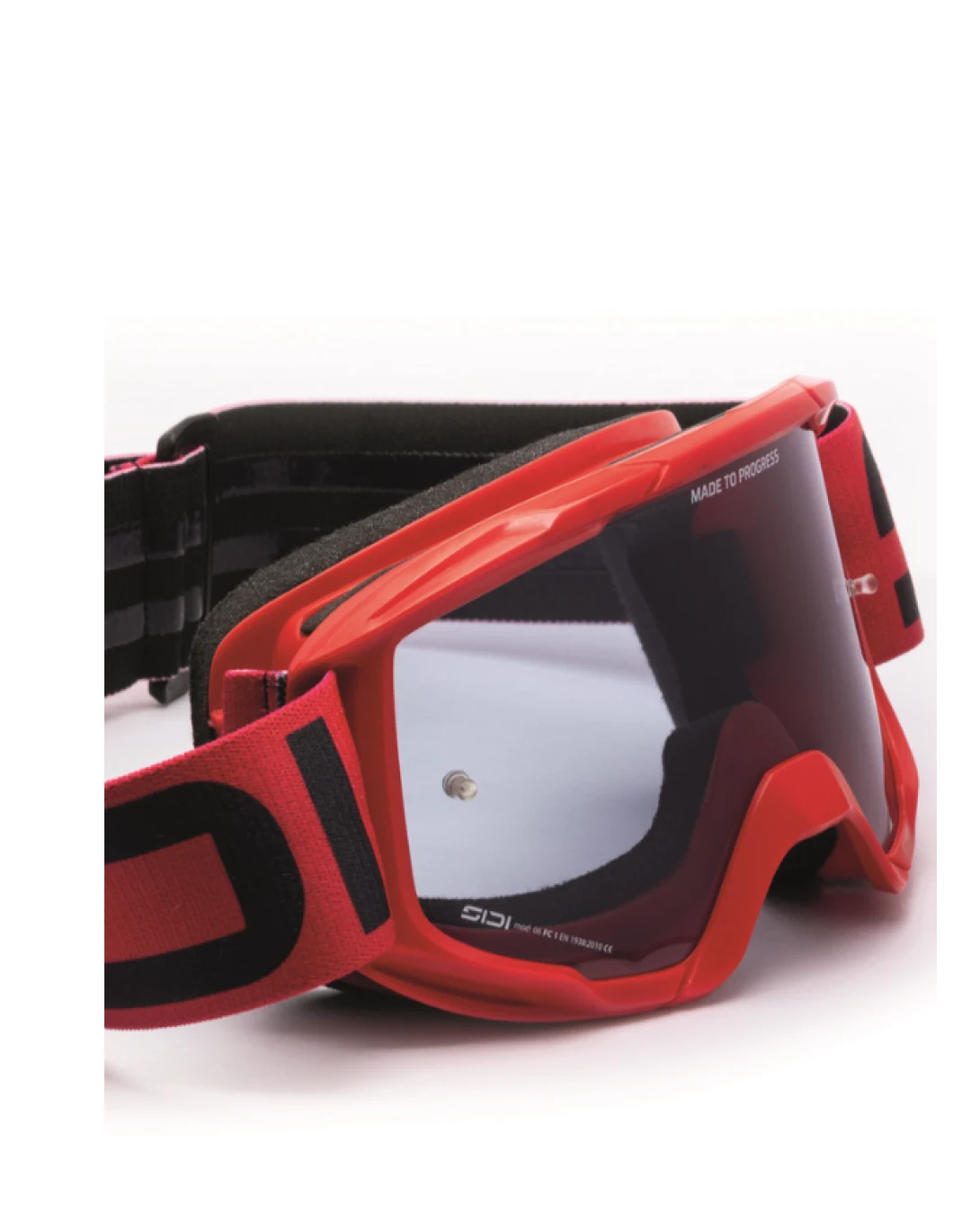 Мотокрос очила SIDI Gladius Red Grey/Smoke Visor