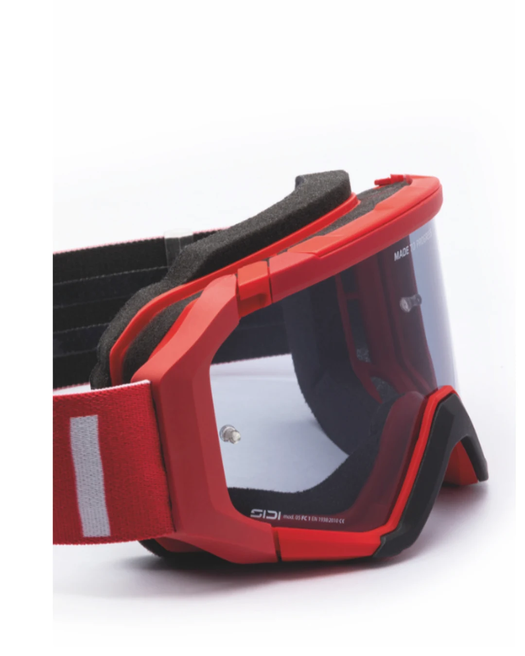 Мотокрос очила SIDI Gravix Red Black Grey/Smoke Visor