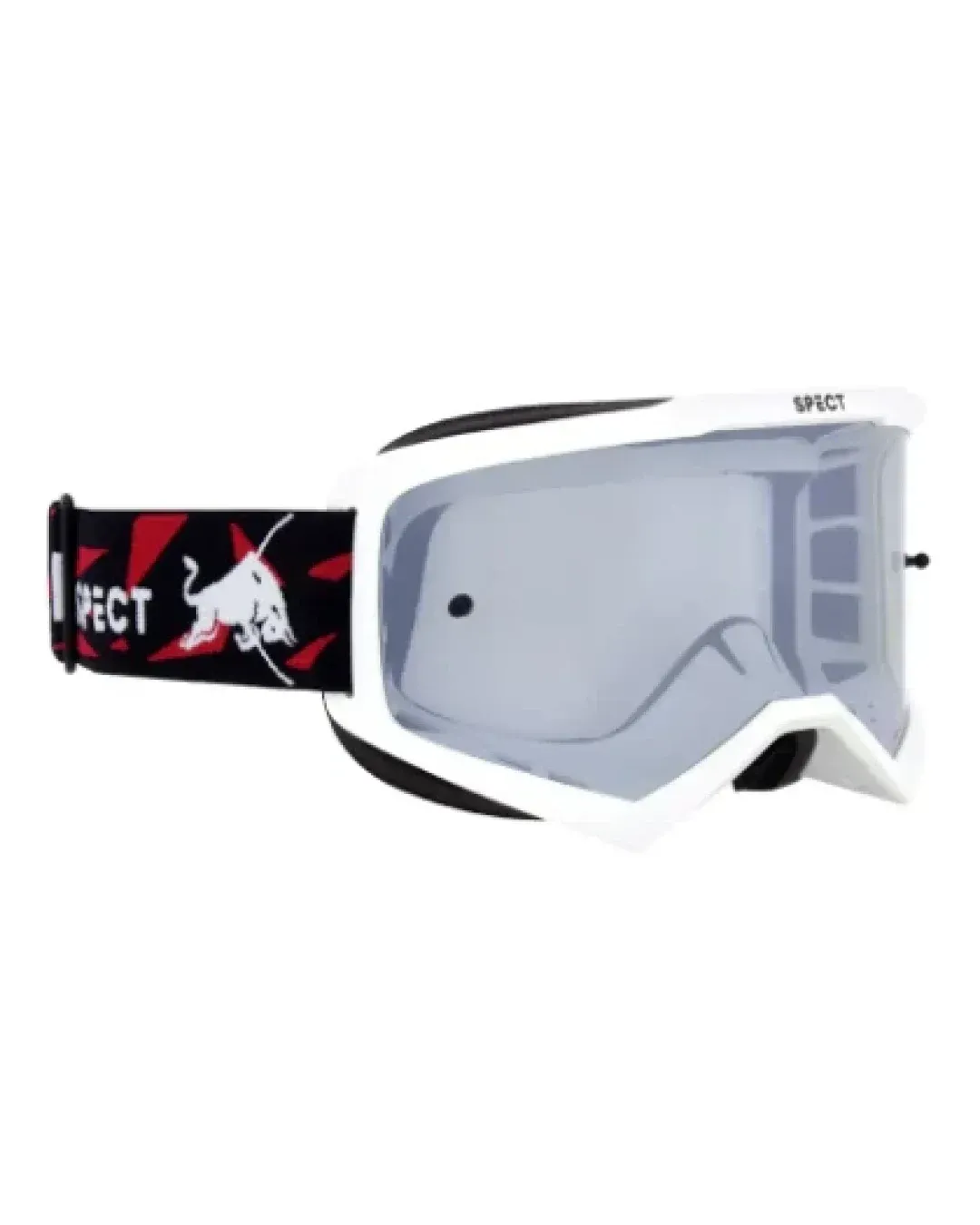 Мотокрос очила Spect Red Bull EVAN SHINY WHITE-SMOKE/SILVER MIRROR
