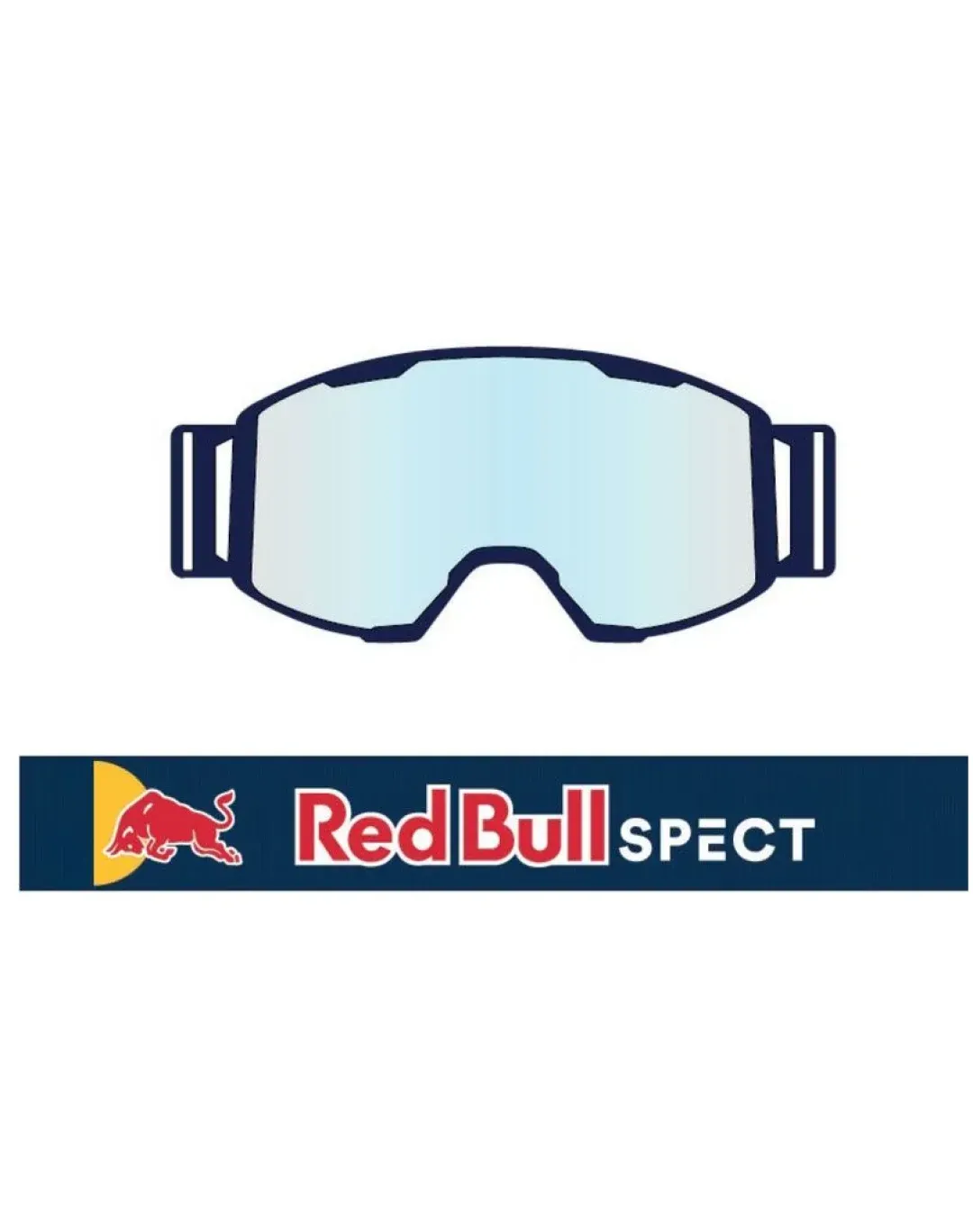 Мотокрос очила Spect Red Bull Strive Double lens Blue clear
