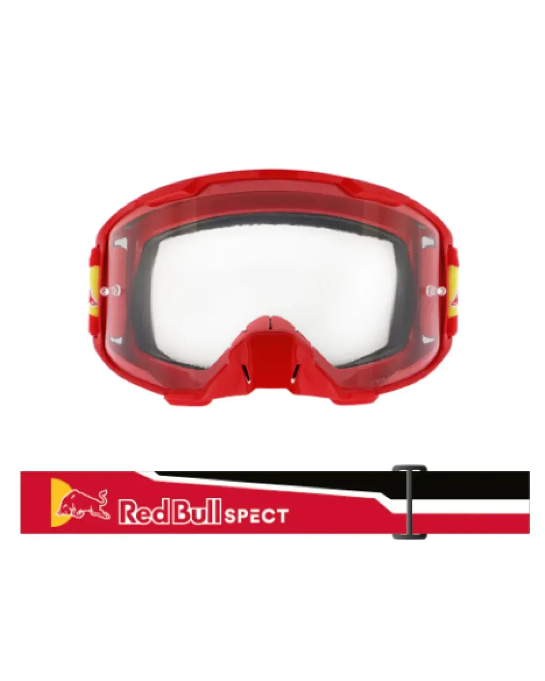 Мотокрос очила Spect Red Bull STRIVE RED/CLEAR