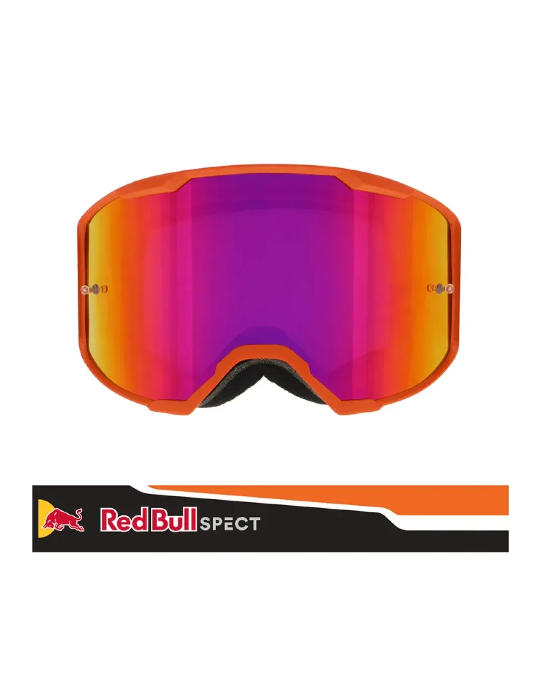 Мотокрос очила Spect Red Bull Strive Single lens Black/Orange purple