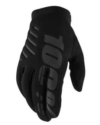 Мотокрос ръкавици 100% BRISKER BLACK