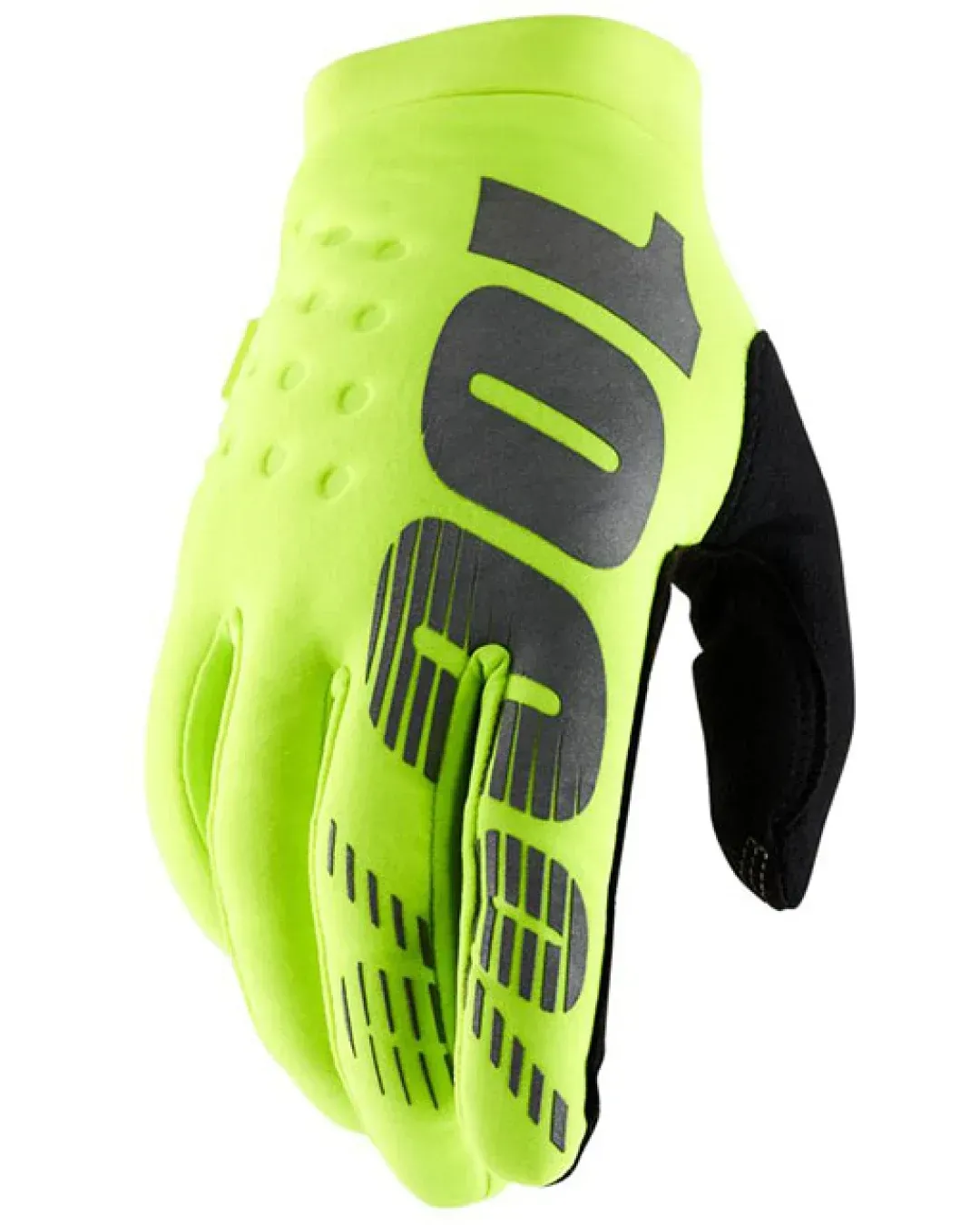 Мотокрос ръкавици 100% BRISKER FLUO YELLOW