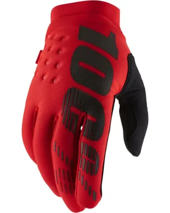 Мотокрос ръкавици 100% BRISKER RED