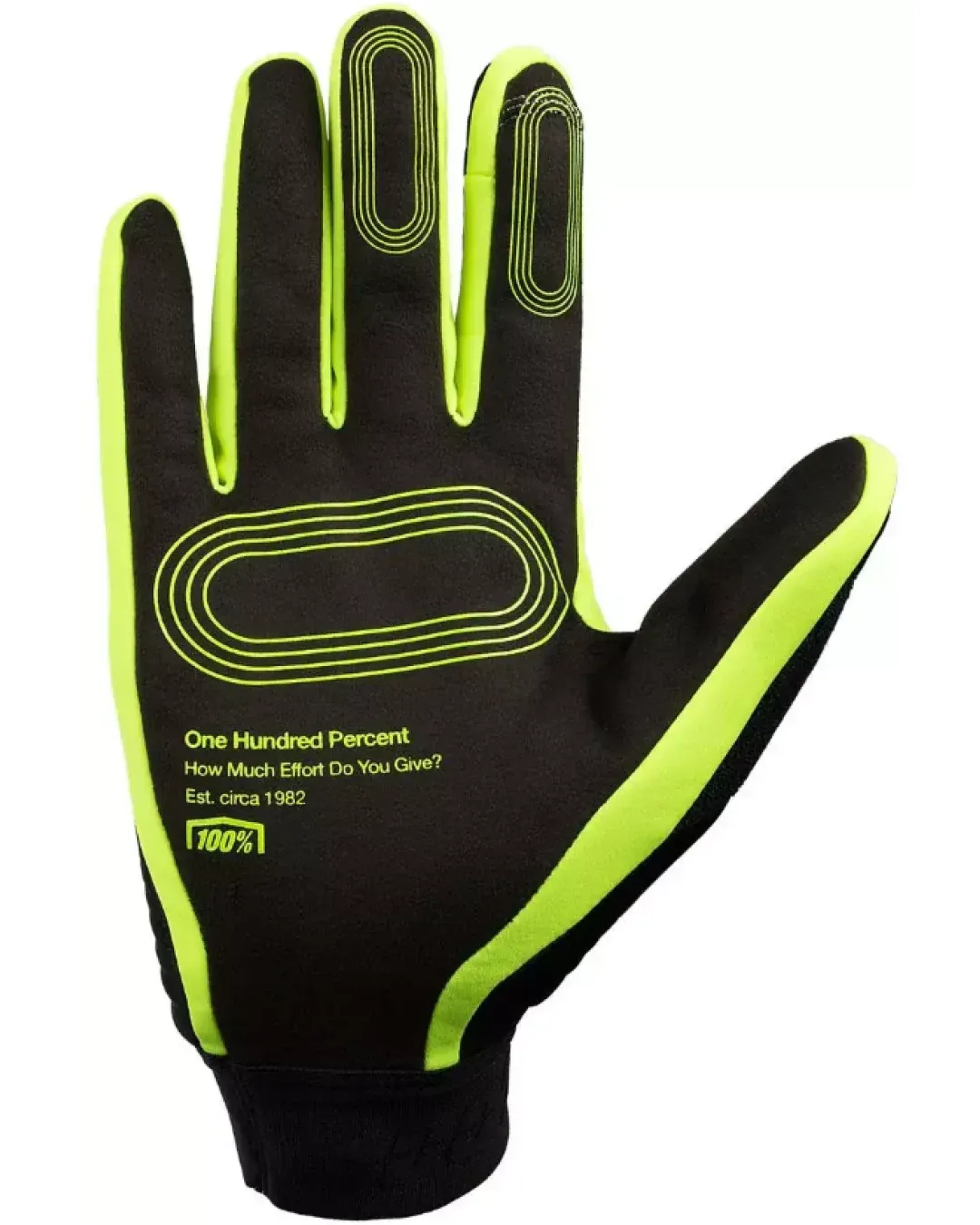 Мотокрос ръкавици 100% BRISKER XTREME BLACK/FLUO YELLOW