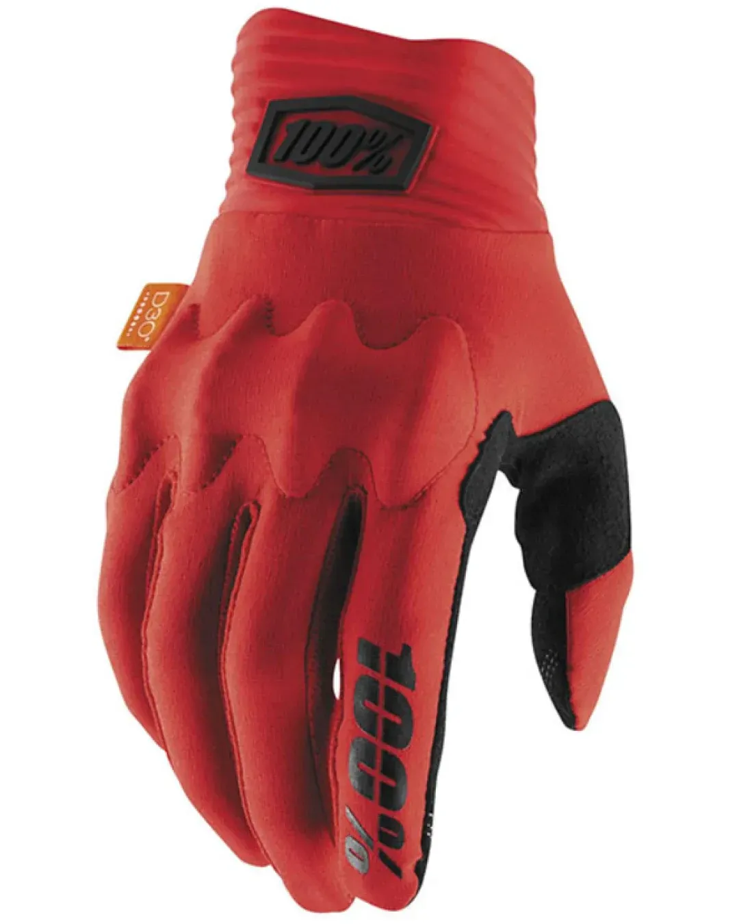 Мотокрос ръкавици 100% COGNITO D30 FLUO RED