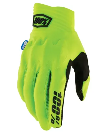 Мотокрос ръкавици 100% COGNITO SMART SHOCK FLUO YELLOW