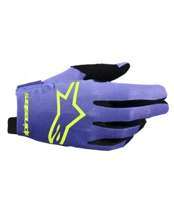Мотокрос ръкавици ALPINESTARS RADAR PURPLE/YELLOW