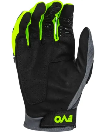Мотокрос ръкавици FLY RACING Evolution DST- Charcoal/Neon Green