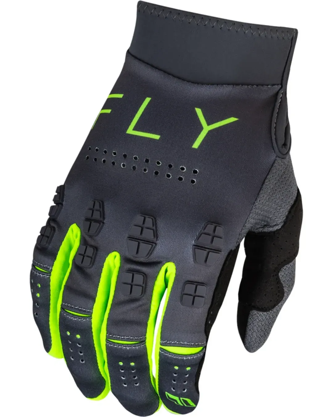 Мотокрос ръкавици FLY RACING Evolution DST- Charcoal/Neon Green