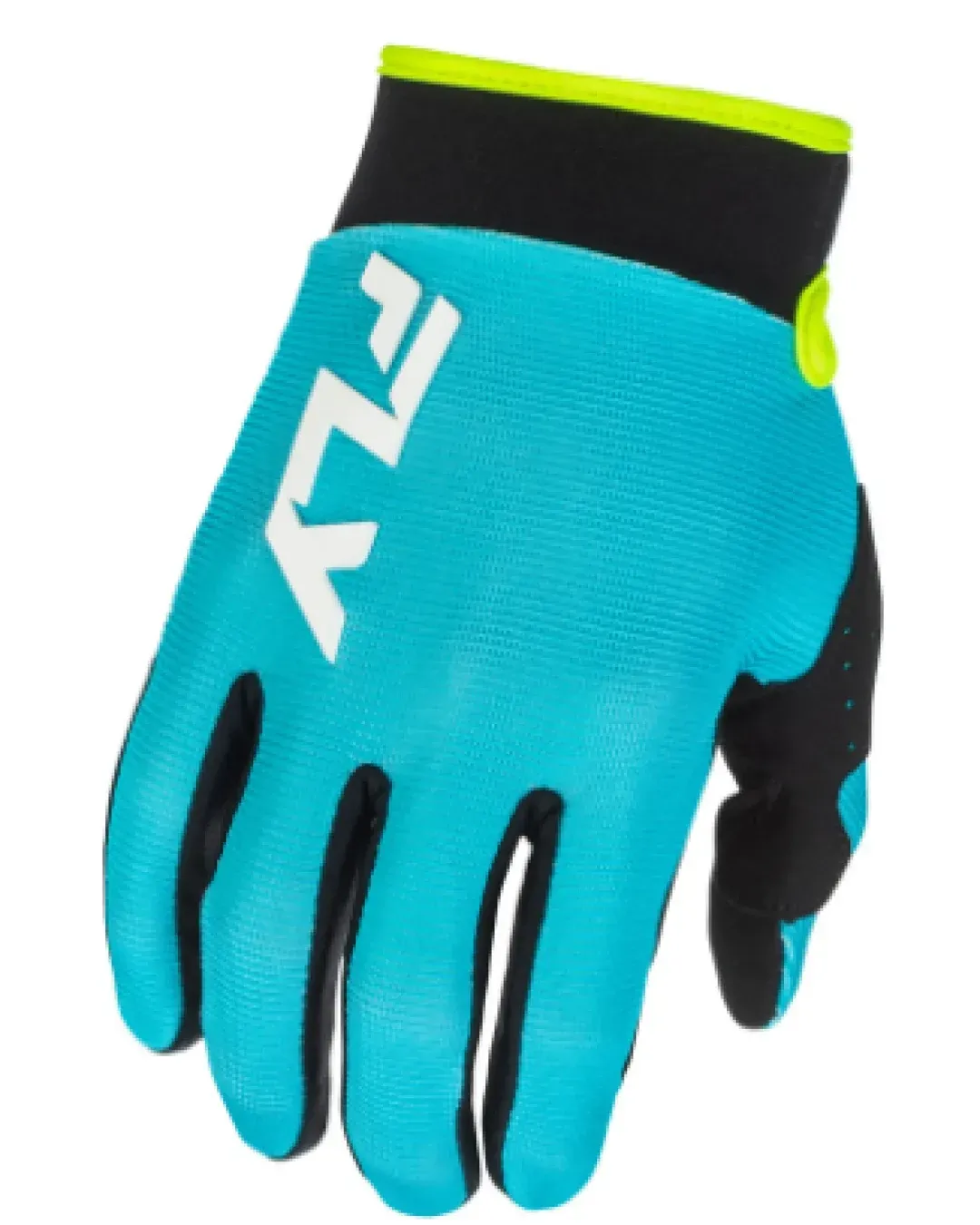 Мотокрос ръкавици FLY RACING F-16 - Aqua/Black/White