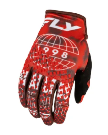 Мотокрос ръкавици FLY RACING Kinetic Blur Gloves - Red/Maroon