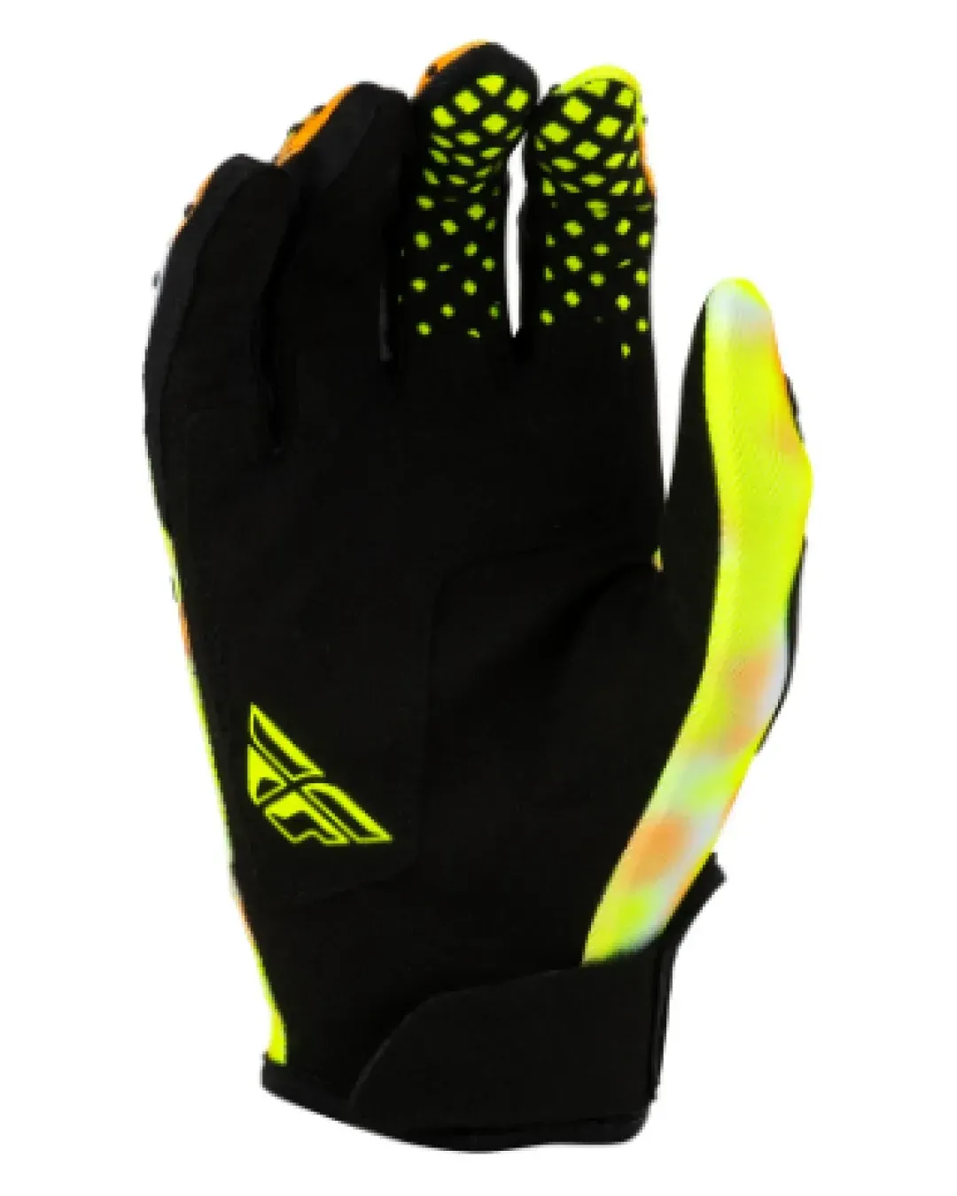 Мотокрос ръкавици FLY RACING Kinetic Blur Gloves - White/Hi-Vis/Orange