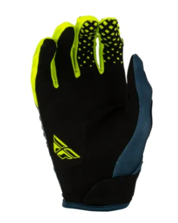 Мотокрос ръкавици FLY RACING Kinetic Fade - Navy/Hi-Vis/White