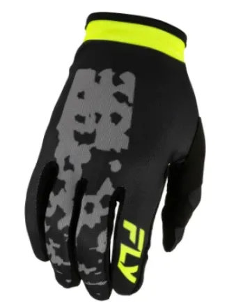 Мотокрос ръкавици FLY RACING Lite Flake-Grey/Hi-Vis/Black