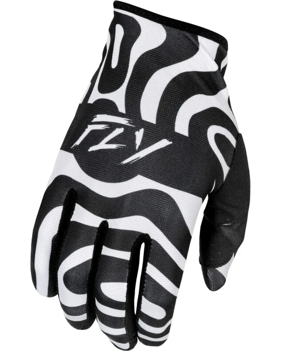 Мотокрос ръкавици FLY RACING Lite L.E. Abyss- White/Black 2025