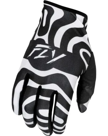 Мотокрос ръкавици FLY RACING Lite L.E. Abyss- White/Black 2025