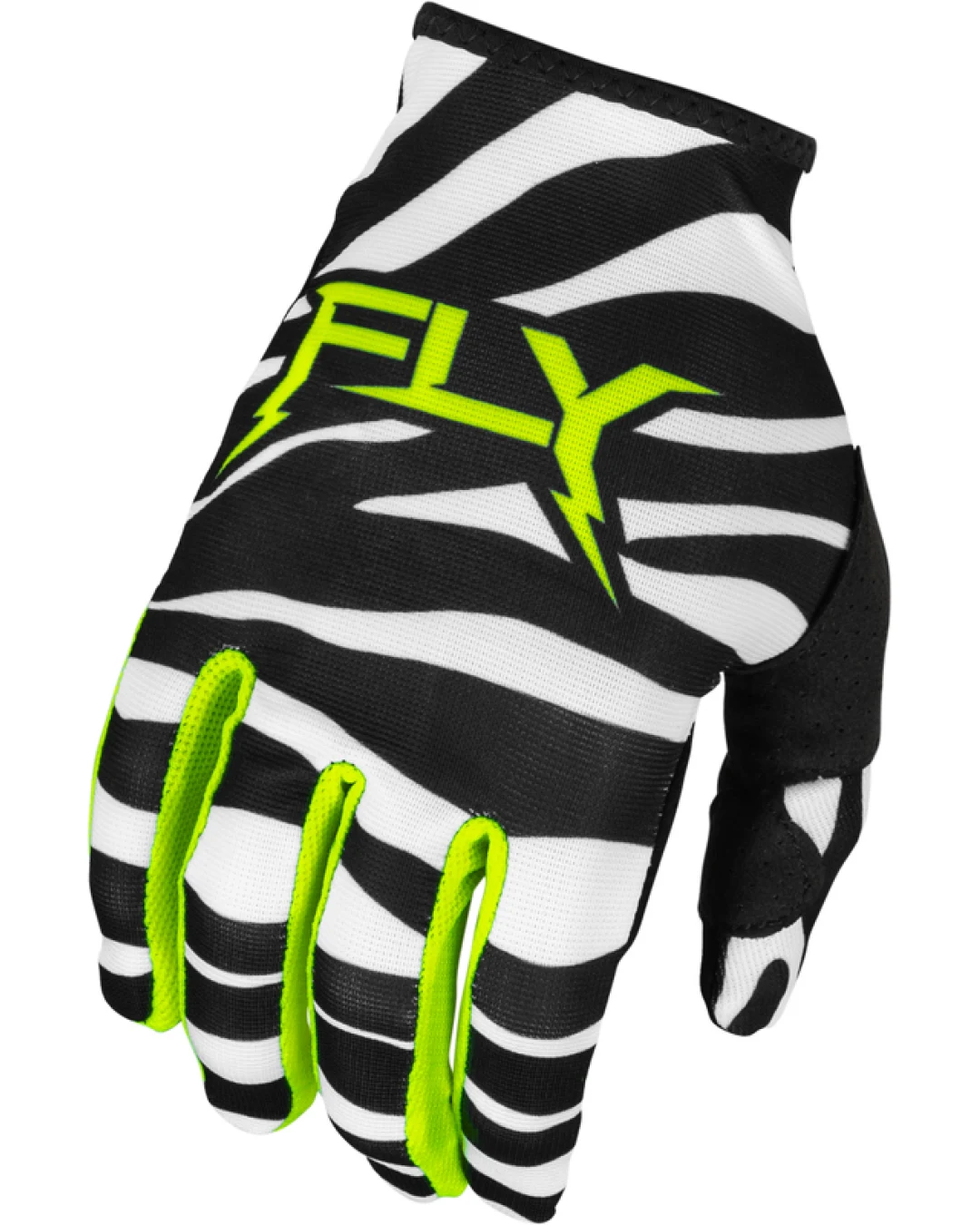 Мотокрос ръкавици FLY RACING Lite Uncaged- Black/White/Neon Green