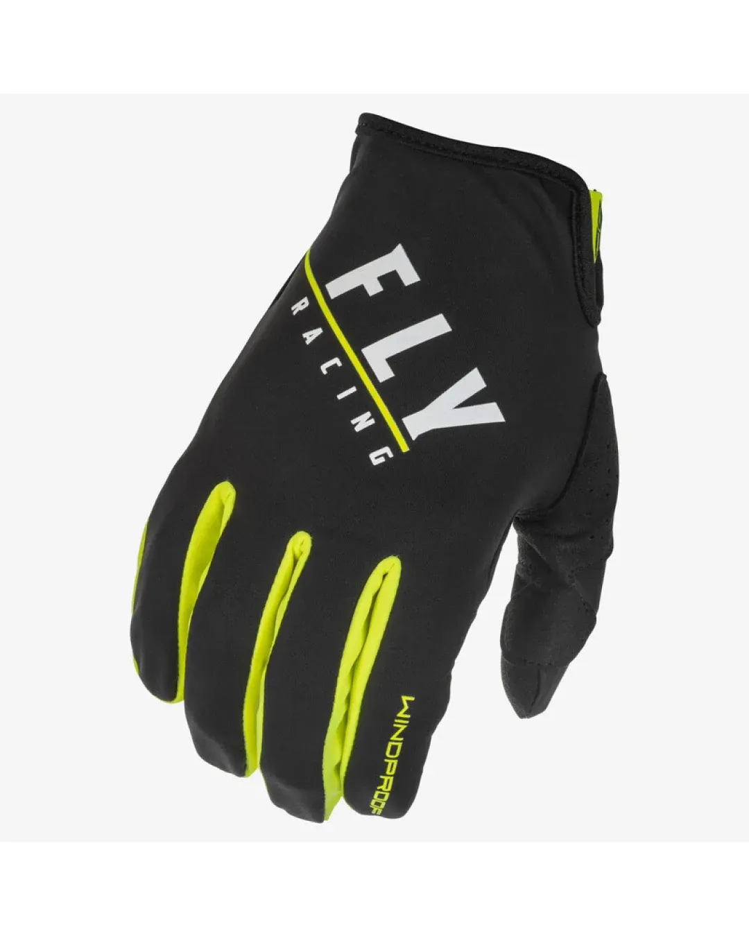 Мотокрос ръкавици FLY RACING Windproof- Black/Neon Yellow