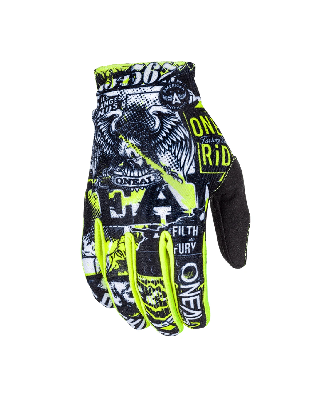 Мотокрос ръкавици O’NEAL MATRIX ATTACK BLACK/HI-VIZ