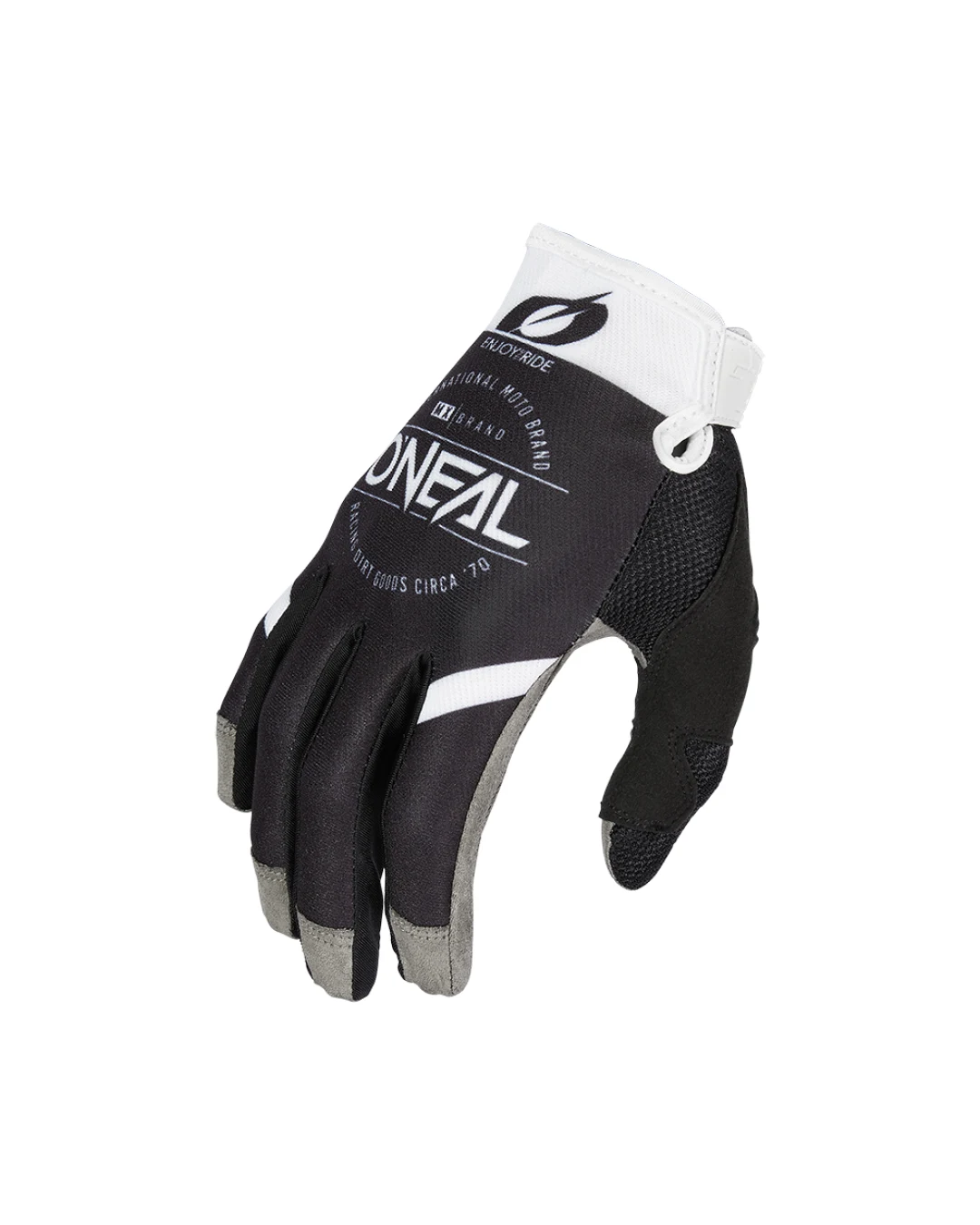 Мотокрос ръкавици O'NEAL MAYHEM BRAND V.23 BLACK/WHITE