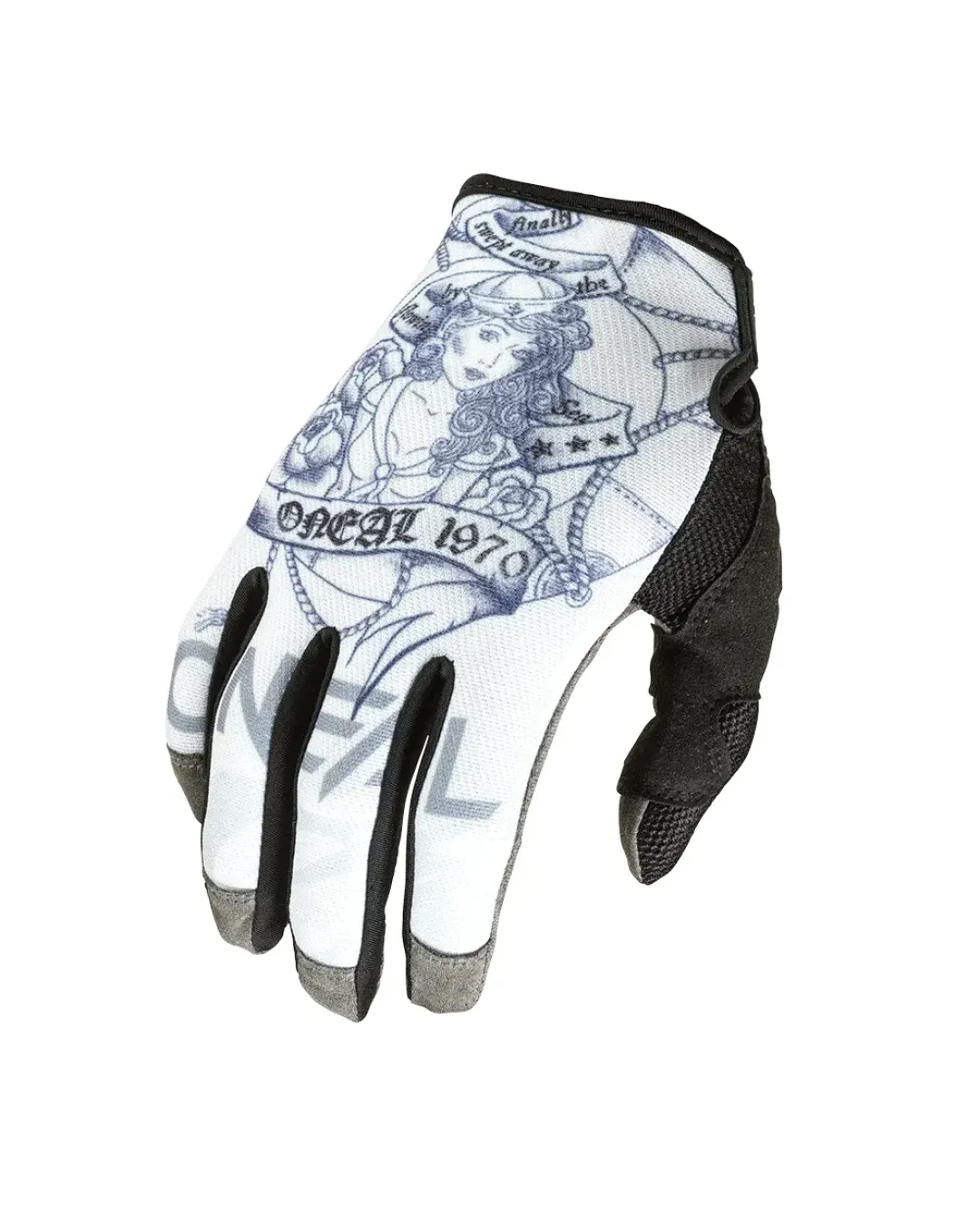 Мотокрос ръкавици O'NEAL MAYHEM SAILOR V.22 WHITE