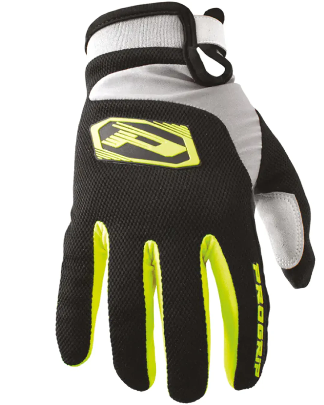 Мотокрос ръкавици PROGRIP 4010 YELLOW FLUO/BLACK/GREY