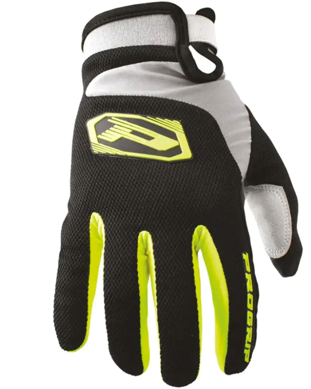 Мотокрос ръкавици PROGRIP 4010 YELLOW FLUO/BLACK/GREY