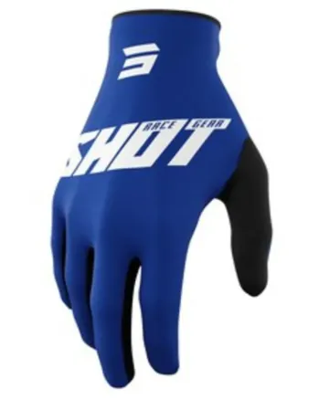 Мотокрос ръкавици SHOT Burst Blue