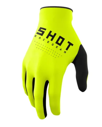 Мотокрос ръкавици SHOT Raw Neon Yellow