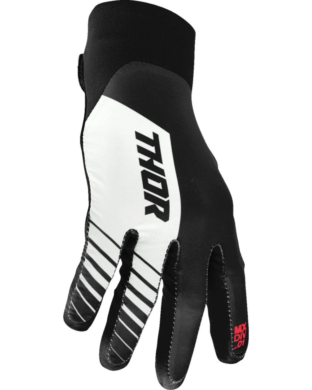 Мотокрос ръкавици THOR AGILE ANALOG BLACK/RED/WHITE