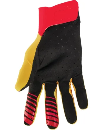 Мотокрос ръкавици THOR AGILE ANALOG YELLOW/RED